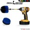 Drill Brush Power Scrubber By Useful Products 5 in W 5 in L Brush, Blue B-S-4O-5X-QC-DB - alternate 4